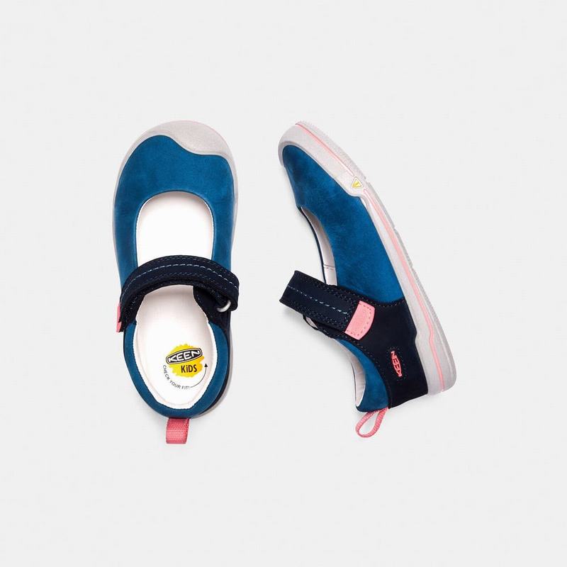 Keen Sprout Kids Mary Jane Shoes Blue/Navy Discount (3782-TVBHI)